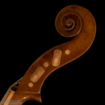 baroque cello scroll Grancino