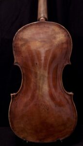 back quilted maple baroque violin