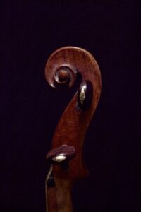 Neapolitan violin head