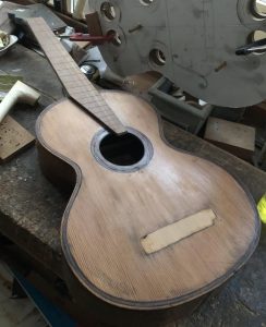 Relic varnish Anton Stauffer romantic guitar