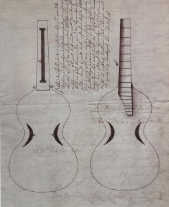 Teufelsdorfer guitar design sketch