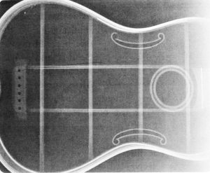 Molino model guitar with violin style bracing