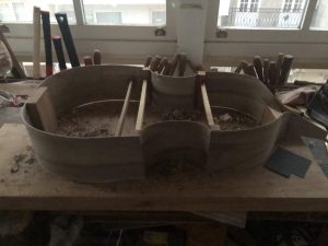 walnut body viola da gamba