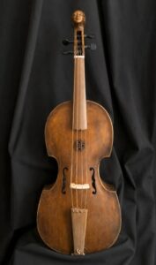 Viola da braccio front view after Silvestro Ganassi