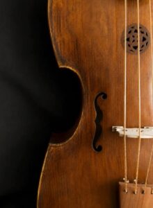 viola da braccio soundhole designed after Silvestro Ganassi